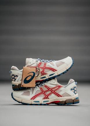 Легкі чоловічі, жіночі кросівки asics gel-kahana 8 білі, світлі8 фото