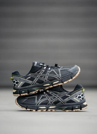 Легкі чоловічі кросівки asics gel-kahana 8 чорні, темні