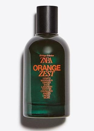 Чоловіча туалетна вода zara orange zest 100 ml / 3.38 oz