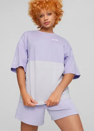 Жіноча футболка puma power colourblock tee women нова оригінал з сша3 фото