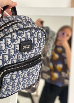 Сумка c.dior backpack blue10 фото