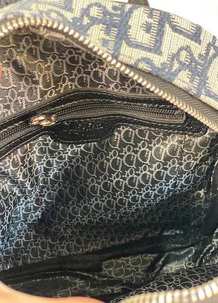 Сумка c.dior backpack blue 6