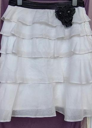 Шелковая юбка от zara5 фото