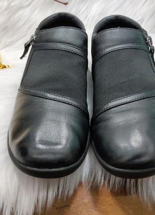 Классные кожаные туфли clarks ( 37 размер )3 фото