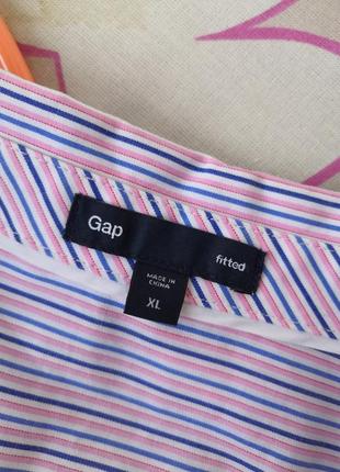 Стильна класична офісні сорочка в смужку gap6 фото