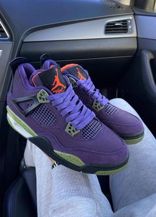 Jordan 4 retro canyon purple