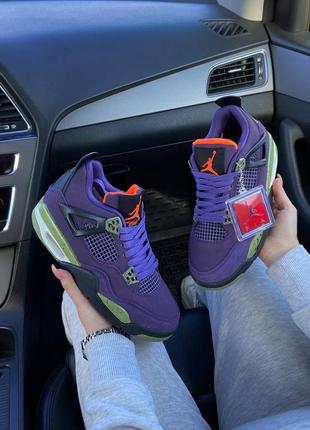 Jordan 4 retro canyon purple5 фото