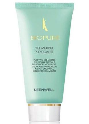 Очисний гель-мус для жирної шкіри keenwell biopure purifying gel mousse 150 мл
