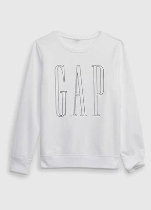 Толстовка с круглым вырезом и логотипом gap