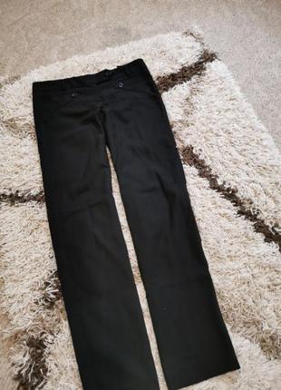 Штани чорні осінь topshop прямі труби завужені