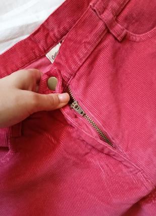 Джинсы розовые коттоновые штаны2 фото