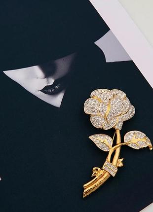 Вінтажна брошка троянда nolan miller