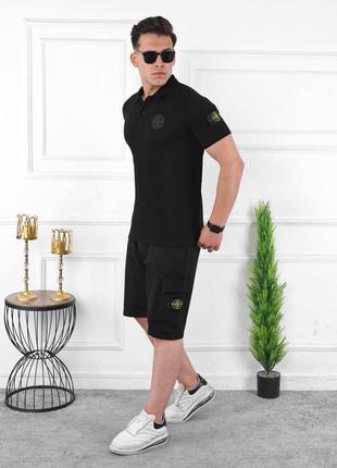 Мужской летний костюм stone island