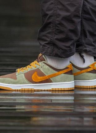 Кроссовки nike sb dunk brown\haki