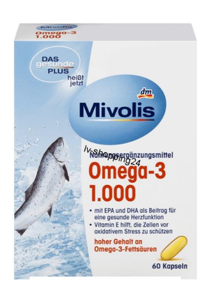Mivolis omega 3 60 kapseln германія