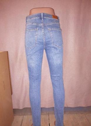 Синие джинсы skinny fit2 фото