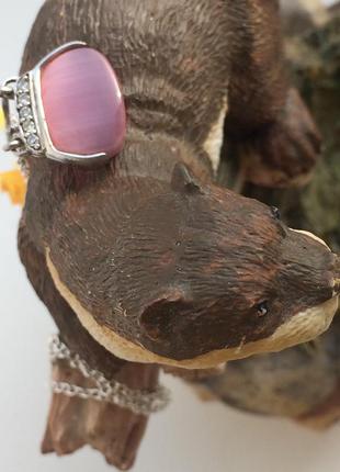 Шикарное ожерелье, кулон в виде сумки и цепочка 925 штамп