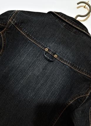 X-tract брендовая джинсовая куртка джинсовый пиджак жакет синий длинные рукава для девочки 10-11 лет9 фото