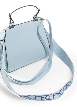 Podium сумка жіноча класична віск-шкіра fashion 04-02 11003 blue розпада3 фото