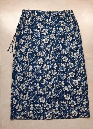 Vintage юбка на запах koret city blues2 фото