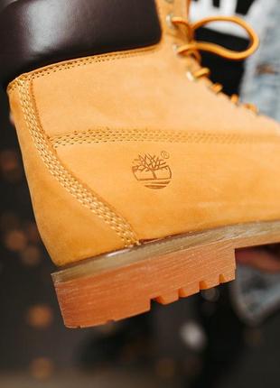 😎timberland ginger😎мужские зимние кожаные ботинки тимберленд с мехом8 фото