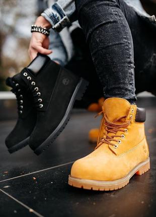 ✳️зимові чоловічі черевики timberland ginger brown✳️тімберленд з хутром4 фото