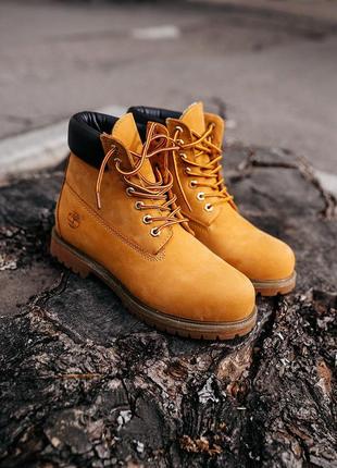 ✳️зимние мужские ботинки timberland ginger brown✳️тимберленд с мехом8 фото