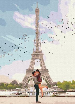 Картина по номерам город любви париж bs51641