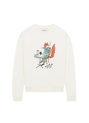 Maison kitsune свитшот хлопковый