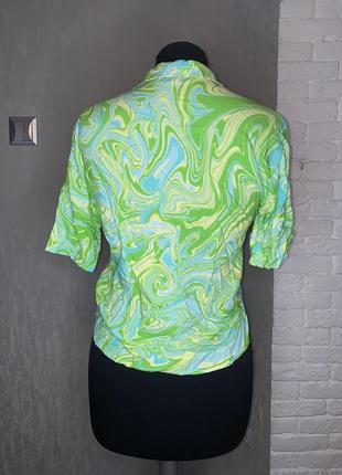 Вкорочена блуза блузка stradivarius, m2 фото