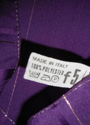 Италия! фиолетовый платок косынка люрекс4 фото