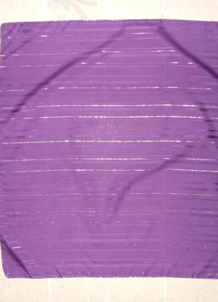 Италия! фиолетовый платок косынка люрекс2 фото