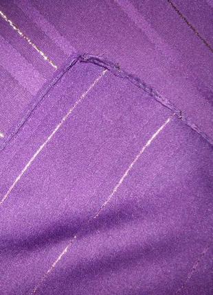 Италия! фиолетовый платок косынка люрекс3 фото