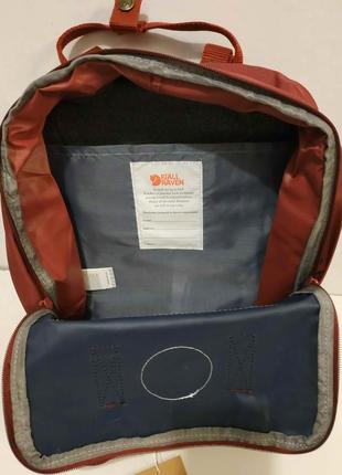 Тканевый рюкзак kanken (бордовый с синими вставками) 19-11-0315 фото