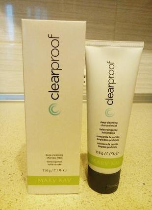 Маска для лица на основе угля clearproof мери кей, mary kay2 фото