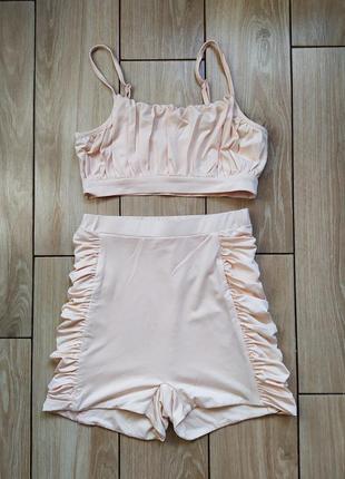Шорты с высокой посадкой топ