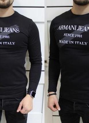 Кофта мужская armani jeans  темно-синяя7 фото