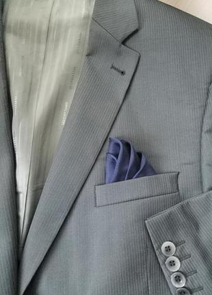 Masterhand люксовый свадебный пиджак из миксованой шерсти 600 евро