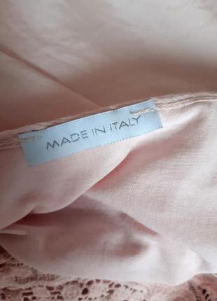 Блуза туника розовая шёлк/вискоза,48 р3 фото