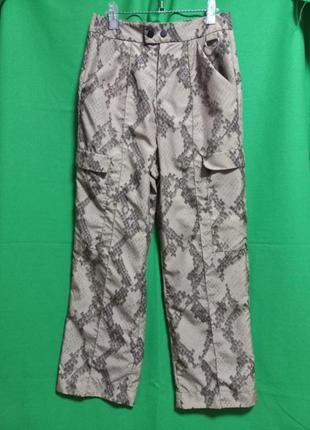 Штани з кишенями карго з плащової тканини asos