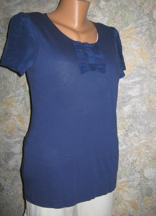 Трикотажная футболка блуза хлопок+шелк в идеале2 фото