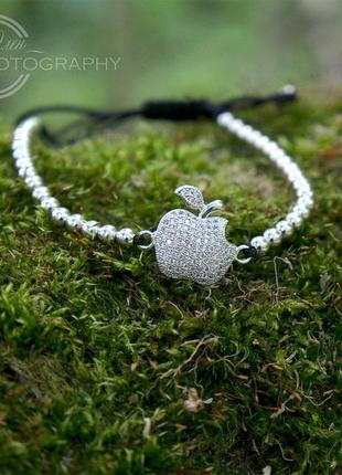 Браслет яблокофанатам в подарочной коробке