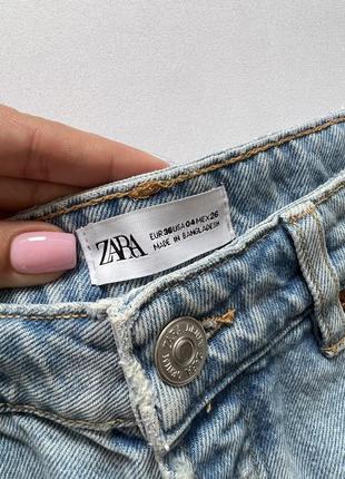 Джинсовые шорты zara3 фото