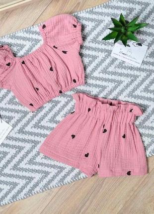 Комплект топ та шорти