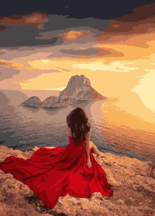 Картини за номерами світанок на морі 40*50 см