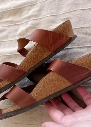 Birkenstock papillio sandals ортопедические анатомические сандалии босоножки кожа3 фото