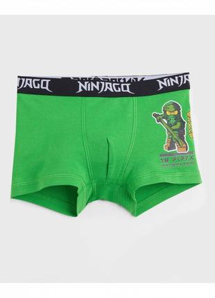 Трусики боксери ninjago для хлопчика h&m 0938686-024 092 см (18-24 months) зелений  75911