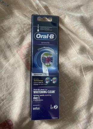 Насадки на щетку oral - b 3d white3 фото