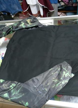 Черный бомбер демисезонная куртка толстовка для мальчика р.140 146 1524 фото