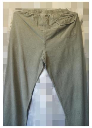 Летние мужские брюки брюки брюки, пояс резинка, состав хлопка, тонкие, легкие, идеальные летние для работы и отдыха2 фото